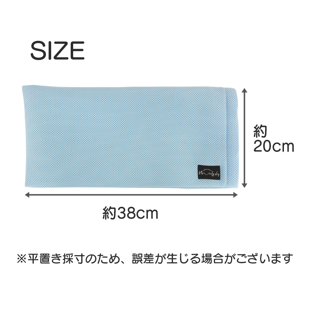 アイス枕カバー 2枚セット アイス枕 洗える メッシュ ムレにくい 発熱