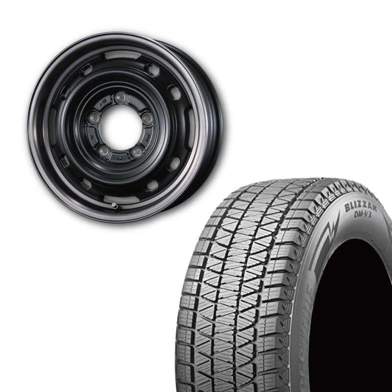 ブリザック 215/70R16 BRIDGESTONE BLIZZAK DM-V3&UNIONRIM TX 16×5.5J
