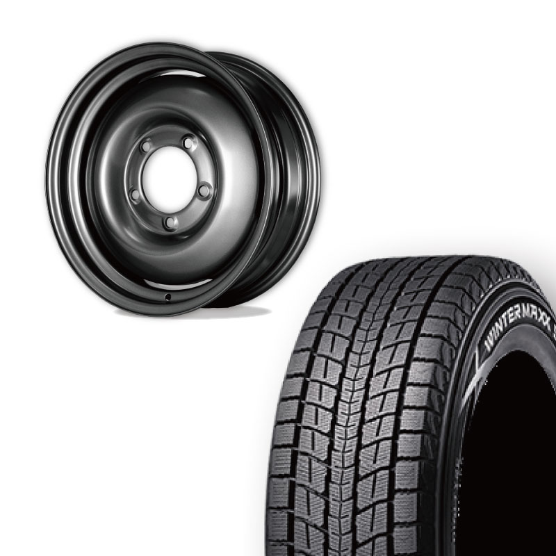 タイヤ・ホイール DUNLOP WINTER MAXX SJ8+ 175/80R16 DUNLOP（ダンロップ） ダンロップWINTER MAXX SJ8+ & KEELER TACTICS