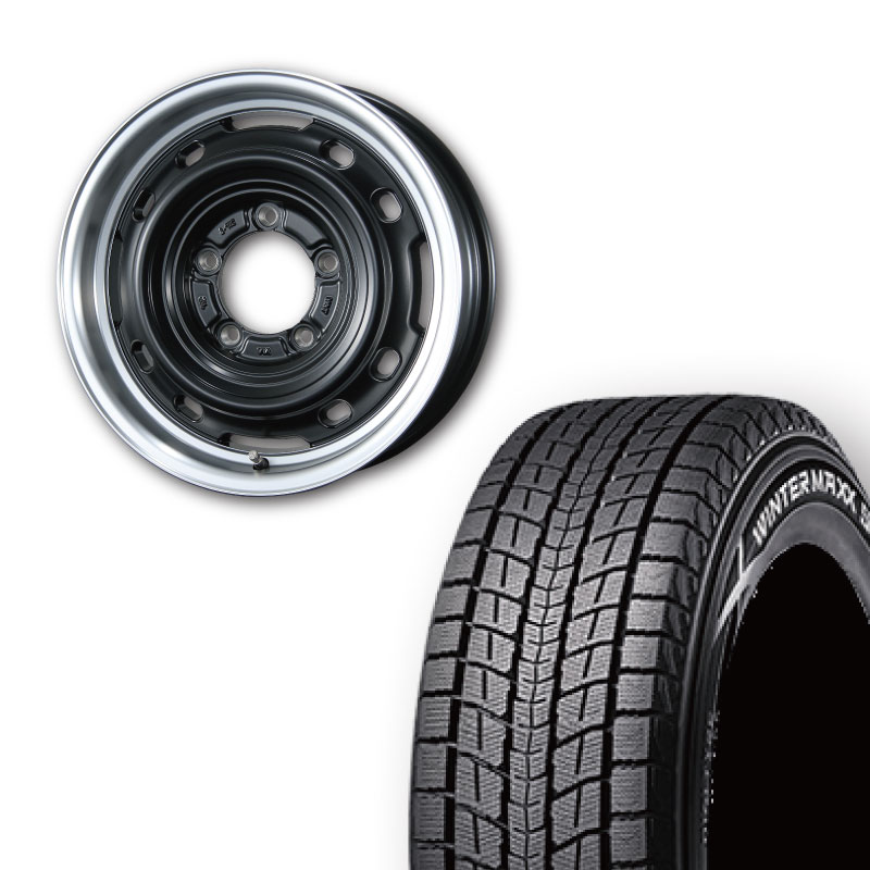 WINTER MAXX 215/70R16 DUNLOP SJ8+&UNIONRIM TX 16×5.5J +20 139.7 5H