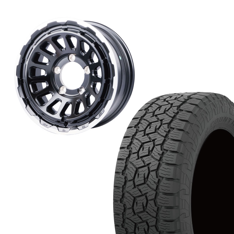 OPEN COUNTRY 235/70R16 TOYO TIRES A/T3 BL(ブラックレター)&UNIONRIM
