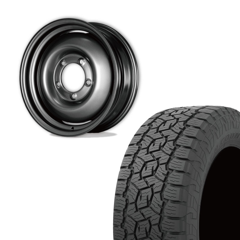 OPEN COUNTRY 175/80R16 TOYO TIRES A/T3 BL(ブラックレター)&オールド