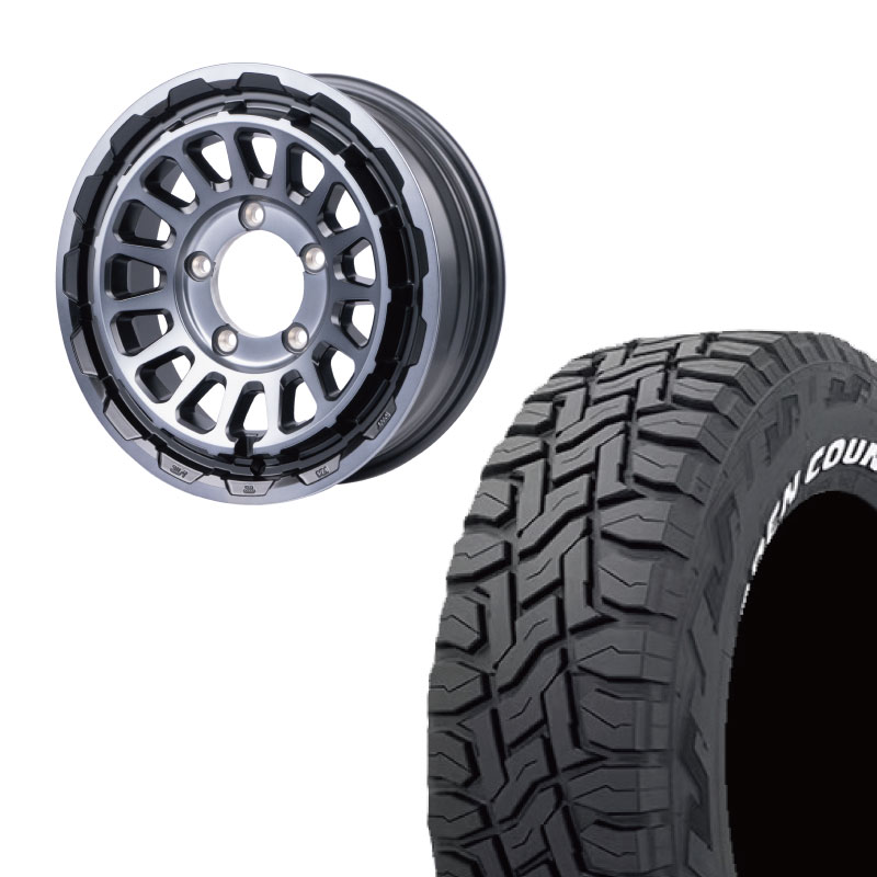OPEN COUNTRY 225/70R16 TOYO TIRES R/T WL(ホワイトレター)&UNIONRIM