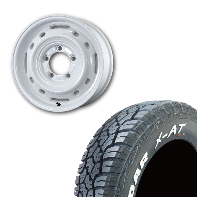 GEOLANDAR 5本セット（背面用付き）ジムニー専用 タイヤホイール