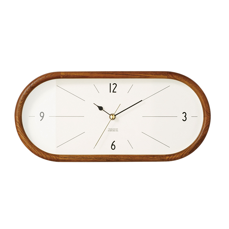 掛け時計 Curva クルヴァ ウォールクロック インターフォルム シンプル