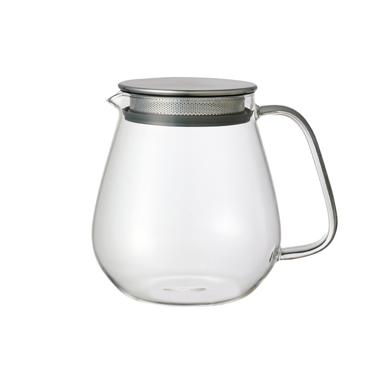 KINTO UNITEA ワンタッチティーポット 720ml 8336 ティーポット 耐熱ガラス 紅茶 ステンレス蓋 キントー ユニティ 茶こし付き レンジ 食洗器 ギフト 雑貨 | KINTO | 01