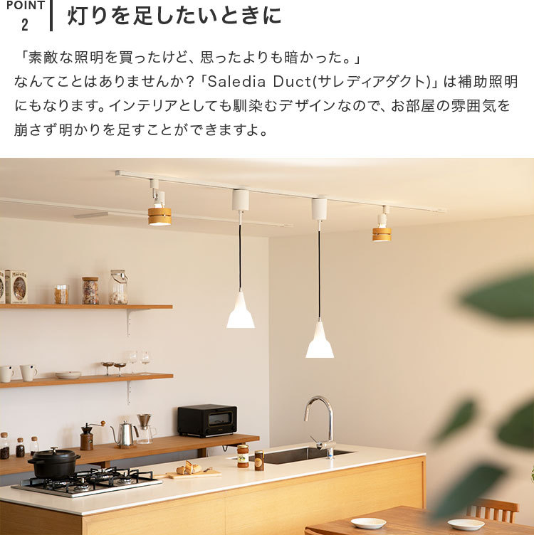 ダクトレール スポットライト 1灯 サレディアダクト|電気 ダクトレール用 賃貸 ダクトライト 照明 間接照明 led おしゃれ 一人暮らし北欧 照明器具 リビング用 居間用 ダイニング用 食卓用 寝室 ランプ かわいい ライト 子供部屋