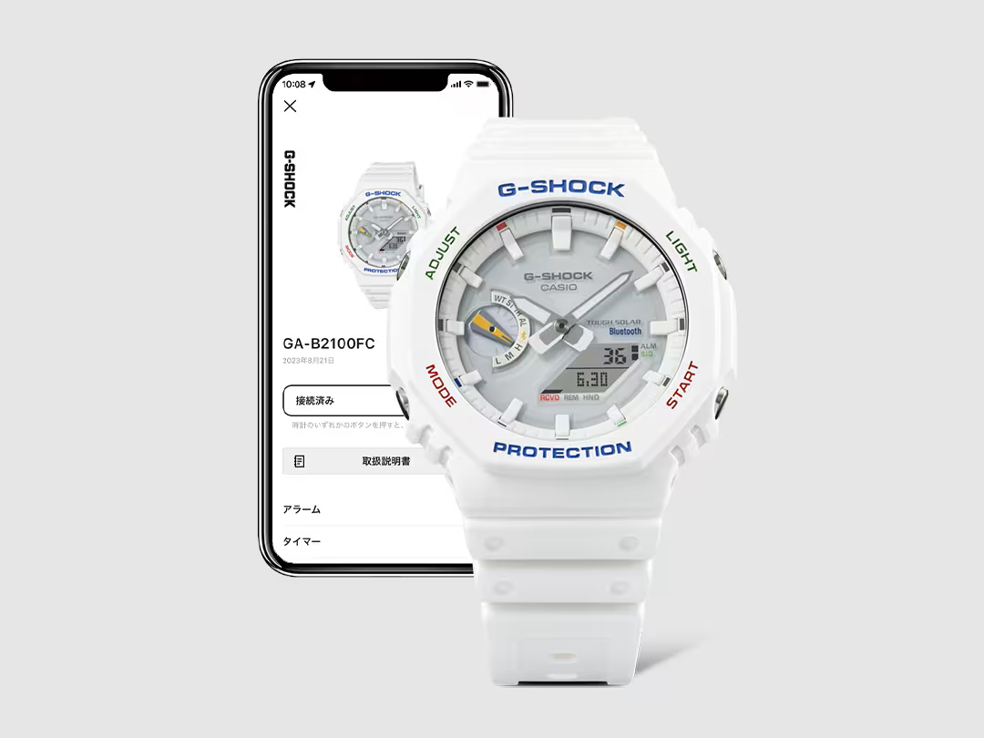 G-SHOCK CASIO 国内正規品 GA-B2100FC-7AJF 20気圧防水 タフソーラー