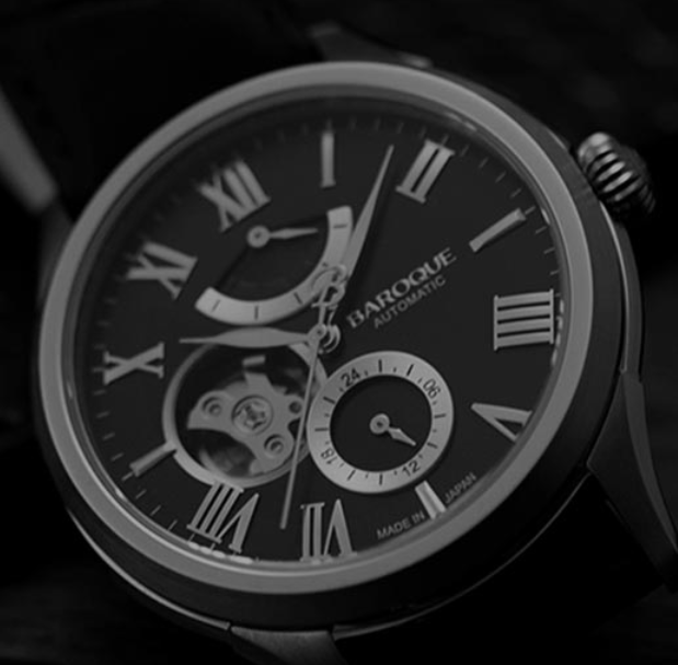 BAROQUE バロック 自動巻き BA3005S-02BR 国内正規品 牛本革オイル