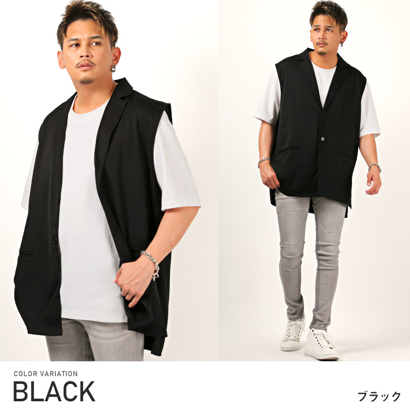 ジャケット ベスト メンズ トップス ジレ ノースリーブ 羽織り