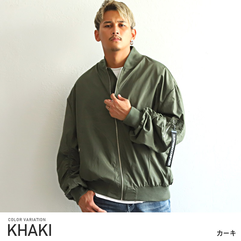 ▲送料無料▲ MA-1ジャケット メンズ アウター ナイロン 撥水 ルーズ ストリート |  | 03