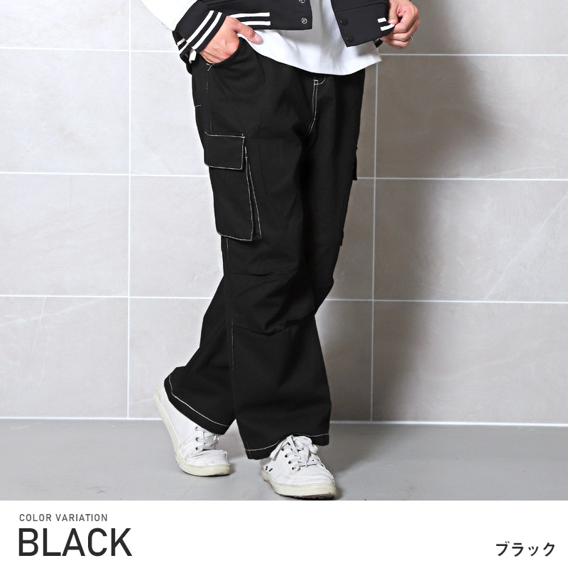 AMIRI◆コットン ワイドカーゴパンツ ミリタリー AMIRI | カーゴパンツ ミリタリーグリーン レディース | YOOX