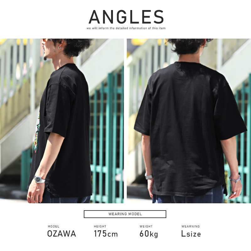 セール Tシャツ メンズ 半袖 トップス テディベア フラワー プリント