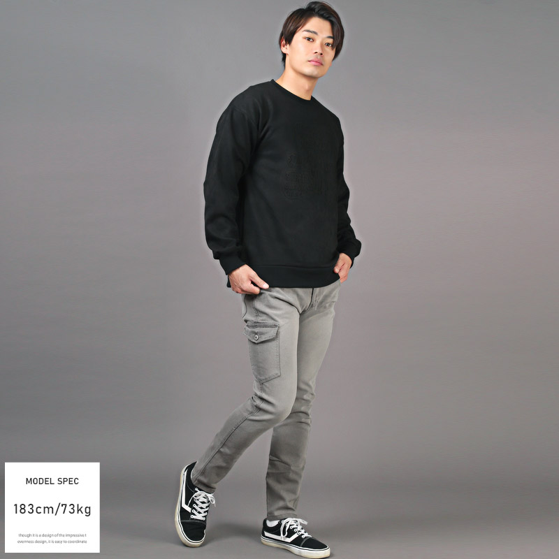 カーゴパンツ メンズ ボトムス デニムパンツ サイドポケット ジーンズ ストレッチ スリム |  | 12