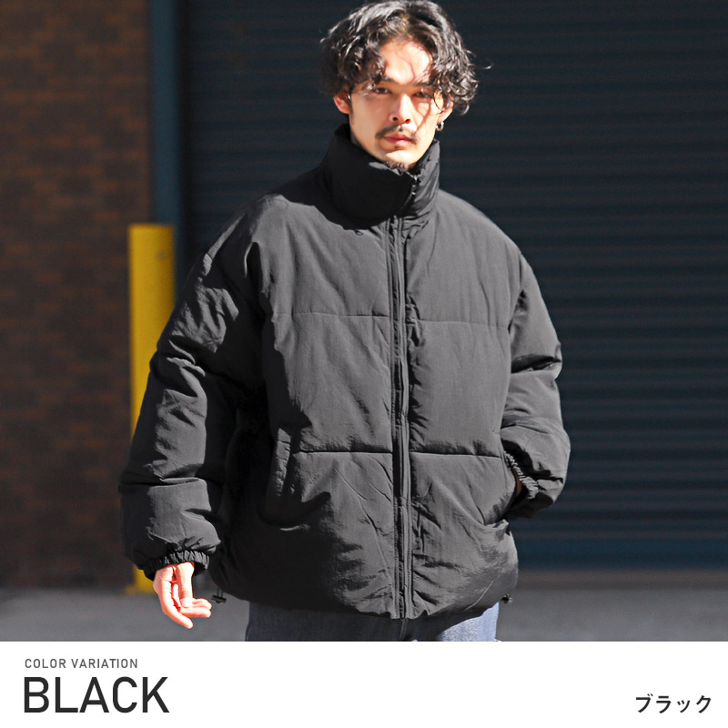中綿ジャケット メンズ アウター ナイロンジャケット スタンドネック
