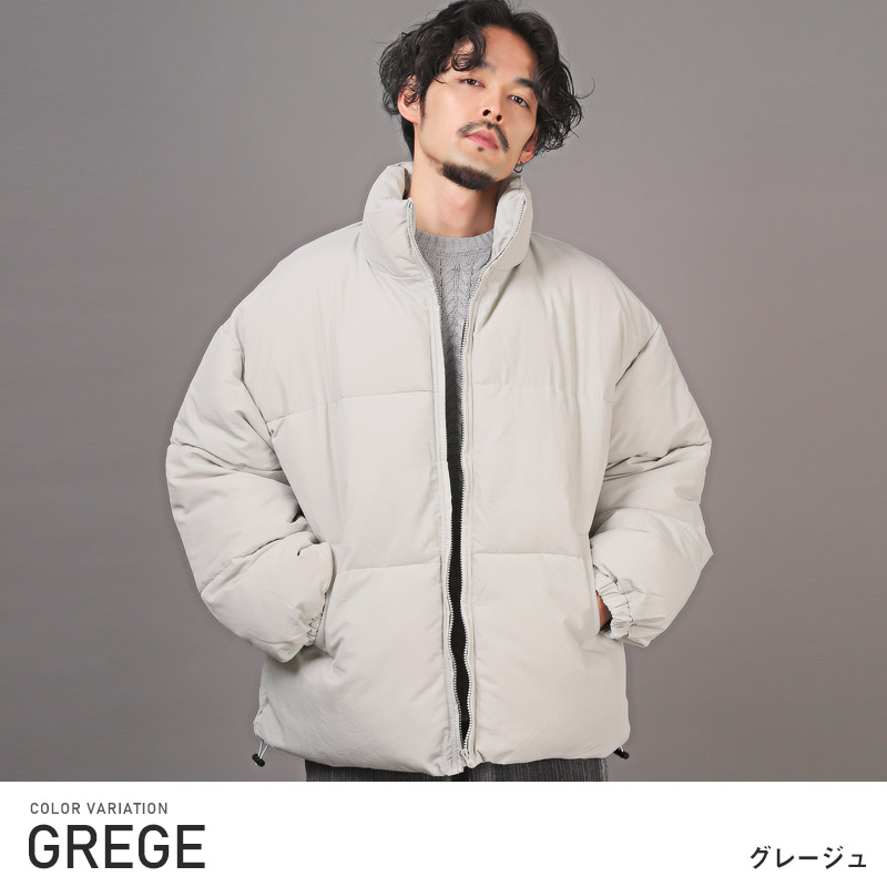 中綿ジャケット メンズ アウター ナイロンジャケット スタンドネック