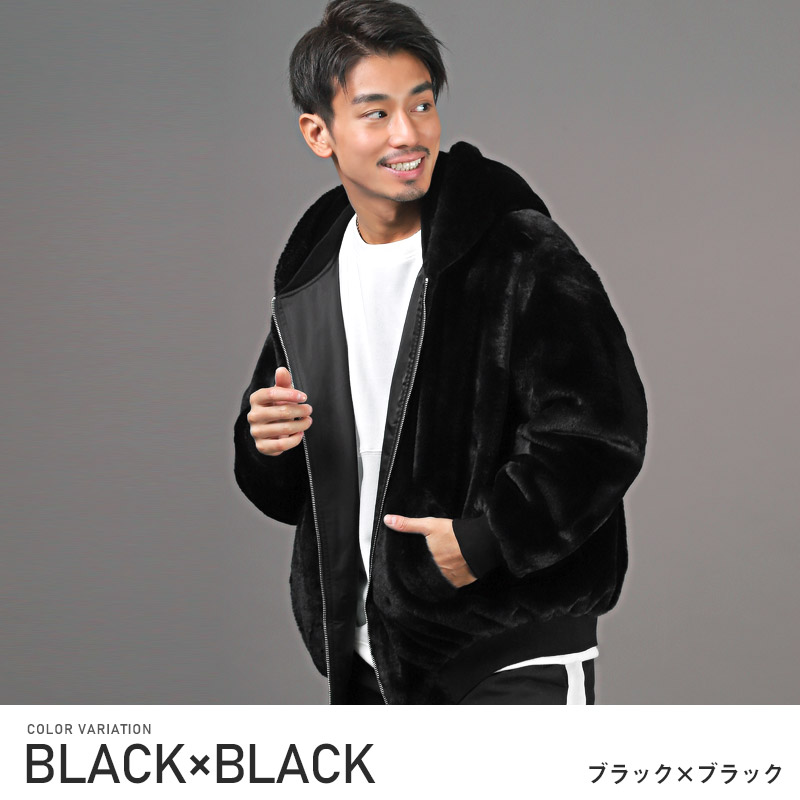 韓国 OPEN YY】FAUX FUR REVERSIBLE JACKET (OPEN YY_TheOpen