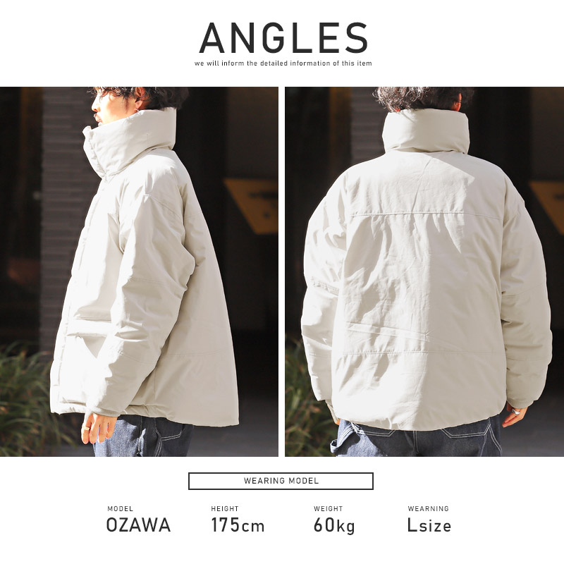 中綿ジャケット メンズ アウター ブルゾン フェイクダウン ボリュームネック 暖か冬 |  | 10