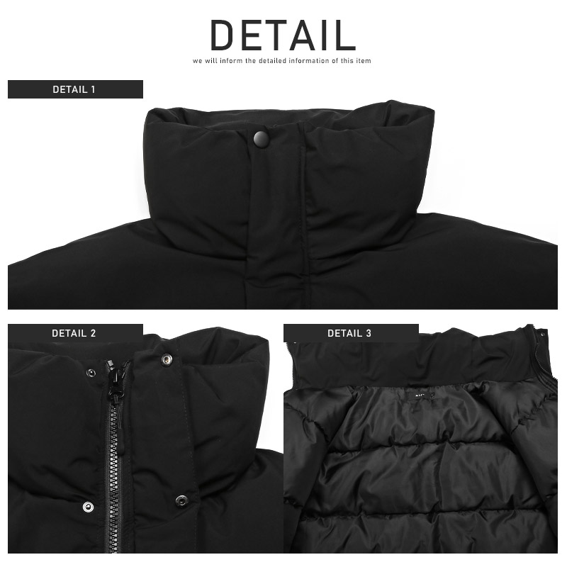 中綿ジャケット メンズ アウター ブルゾン フェイクダウン ボリュームネック 暖か冬 |  | 11