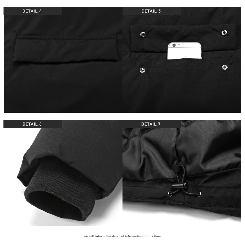 中綿ジャケット メンズ アウター ブルゾン フェイクダウン ボリュームネック 暖か冬 |  | 12