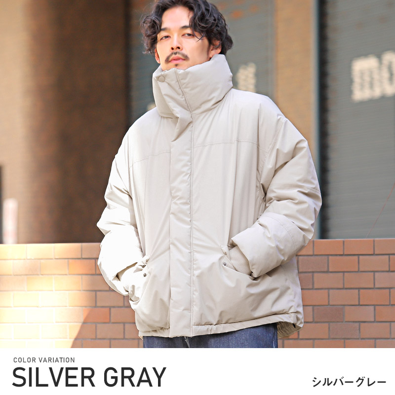 中綿ジャケット メンズ アウター ブルゾン フェイクダウン ボリュームネック 暖か冬 |  | 02