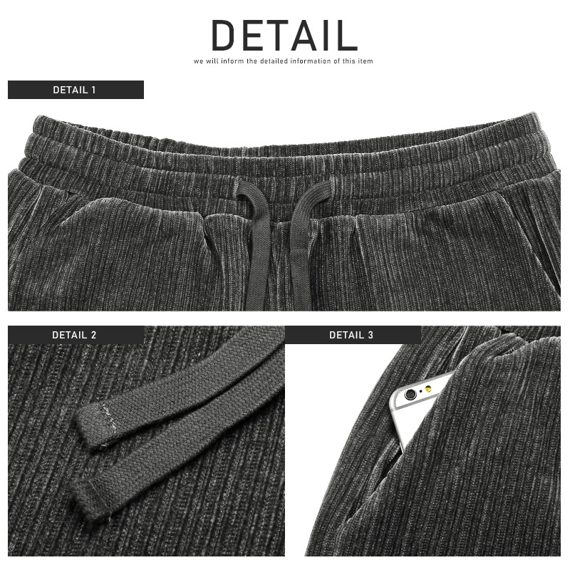 ワイドパンツ メンズ ボトムス コーデュロイ イージーパンツ 無地 ワイド モード 秋冬 |  | 15