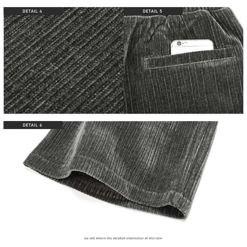 ワイドパンツ メンズ ボトムス コーデュロイ イージーパンツ 無地 ワイド モード 秋冬 |  | 16