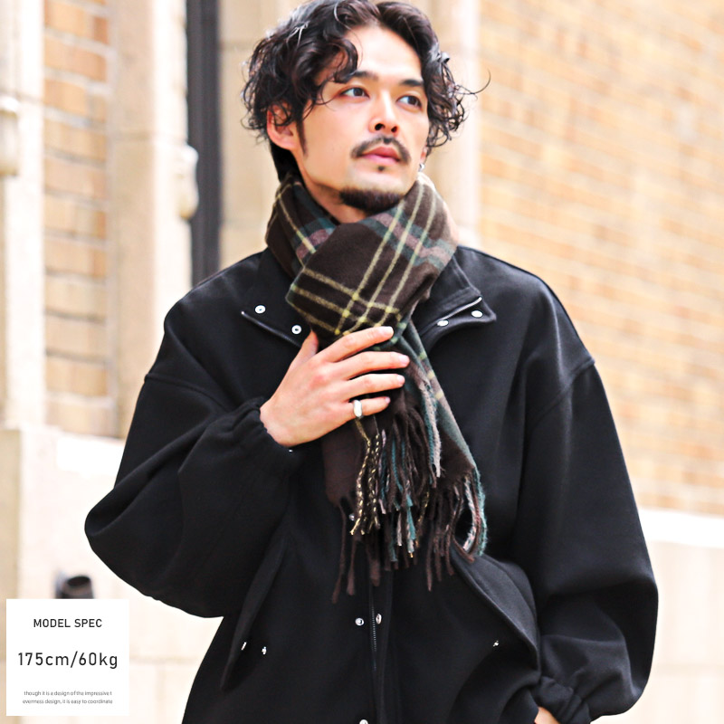 マフラー ストール メンズ 大判ストール チェック柄 総柄 大判 フリンジ ユニセックス 冬 |  | 07