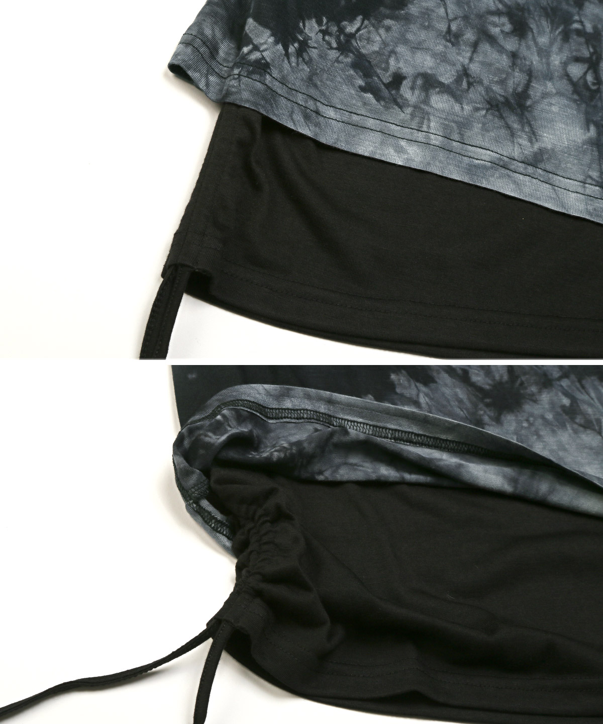 7分袖Tシャツ タンクトップ メンズ トップス アンサンブル 春 夏 秋 タイダイ 2点セット |  | 12