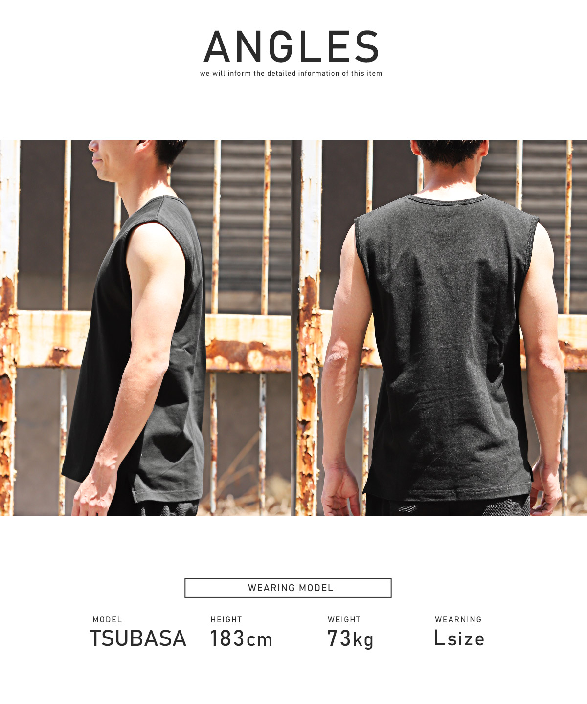 TRAP/U ノースリーブ Tシャツ メンズ トップス タンクトップ ボックスロゴ プリント 天竺 夏 |  | 09