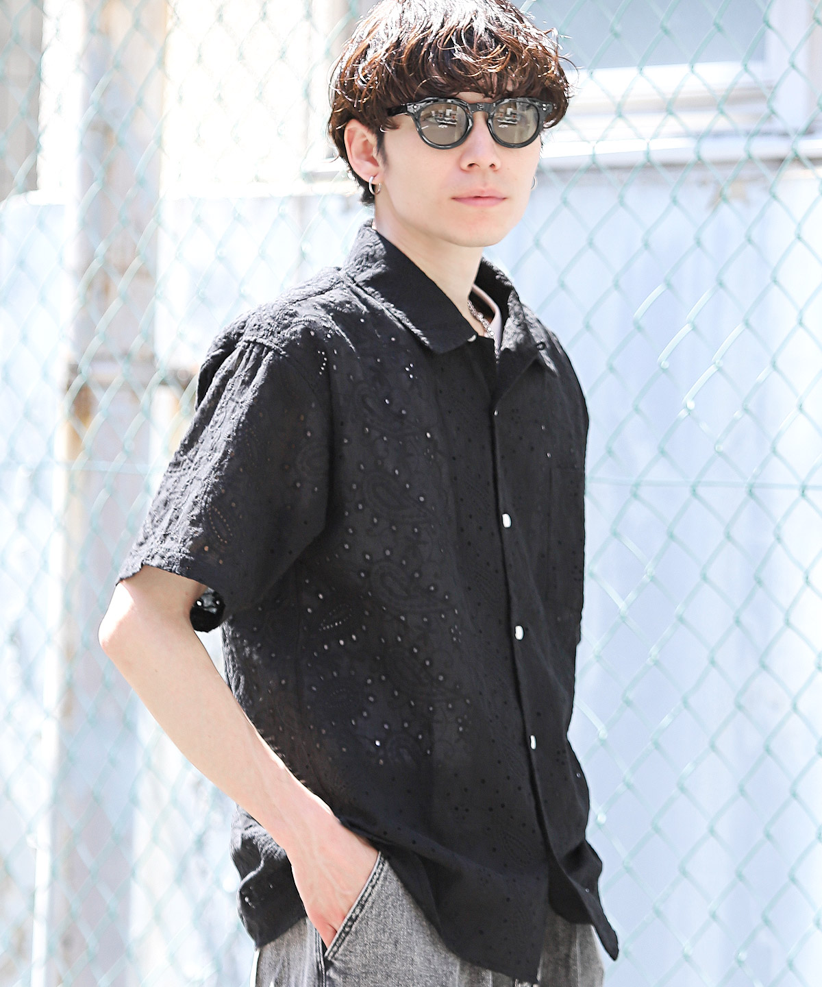 サングラス ボストン メンズ レディース 男女兼用 UVカット 紫外線対策 黒縁 カラーレンズ ブラック グレー ブルー グリーン aa-3167 |  | 09