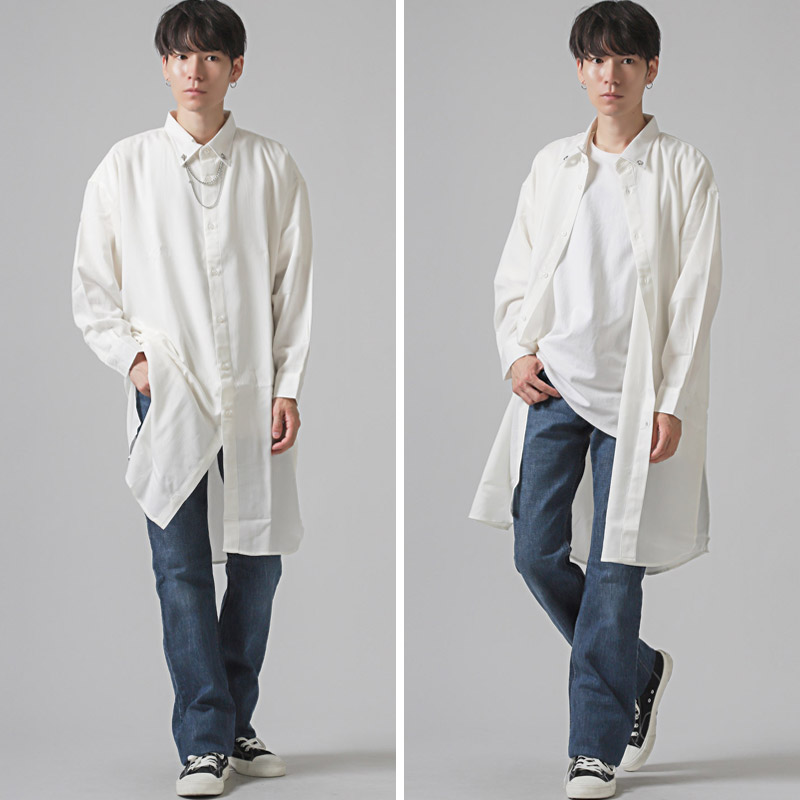 メンズシャツ長袖L.LL まとめ売り　15枚 L.L.Bean（エルエルビーン） シャツ オーガニック・コットン・シア
