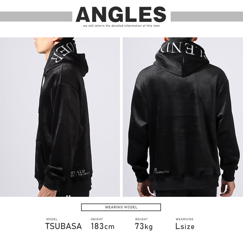 フーディ― マイクロスエード パーカー メンズ 長袖 プルパーカー 裏起毛 両面 あったか 秋 冬 刺繍 ロゴ aa-3302 |  | 09