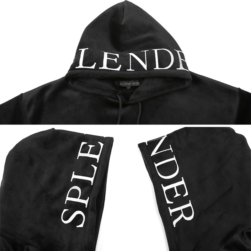 フーディ― マイクロスエード パーカー メンズ 長袖 プルパーカー 裏起毛 両面 あったか 秋 冬 刺繍 ロゴ aa-3302 |  | 11