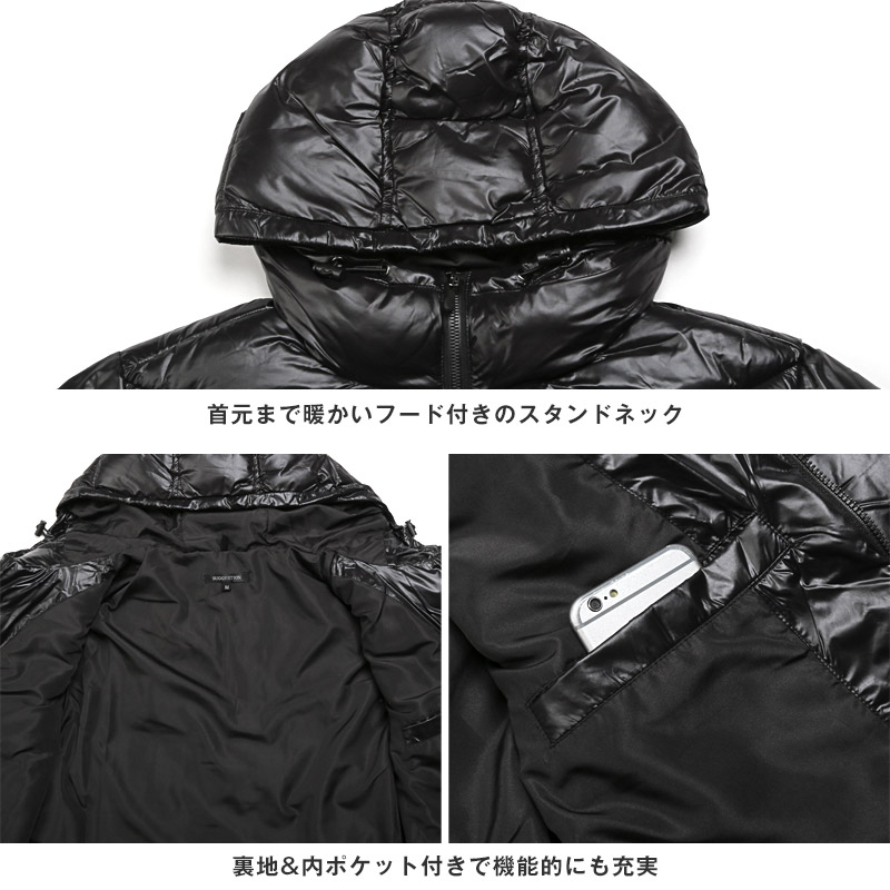 ブルゾン キルト アウター 防風 撥水 中綿ジャケット メンズ レディース フェイクダウン 防寒 暖か 無地 スタンドネック aa-3387 |  | 12