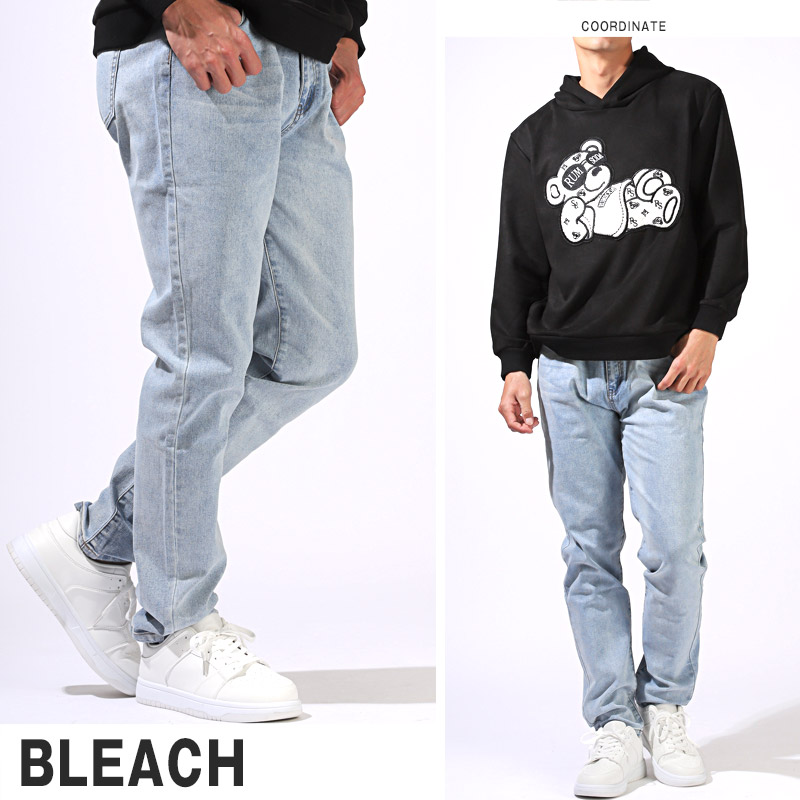 大きいサイズ デニムパンツ テーパードパンツ デニム メンズ ジーンズ ジーパン ブラック 2L 3L 4L 5L aa-3399 |  | 01