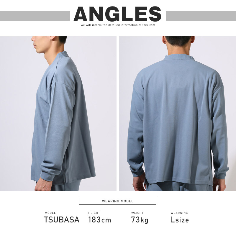 【ボトムス別売り】長袖 ミドル丈 大きいサイズ カーディガン メンズ 梨地 吸水 速乾 ドライ UVカット aa-3443 |  | 12