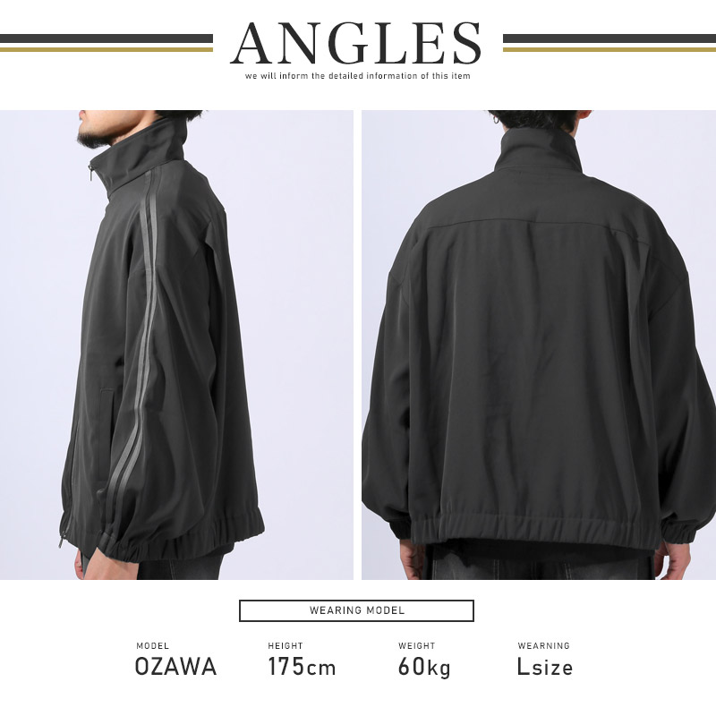 トラックジャケット アウター ジャケット メンズ レディース 長袖 薄手 オーバーサイズ 大きいサイズ コーチジャケット aa-3471 |  | 12