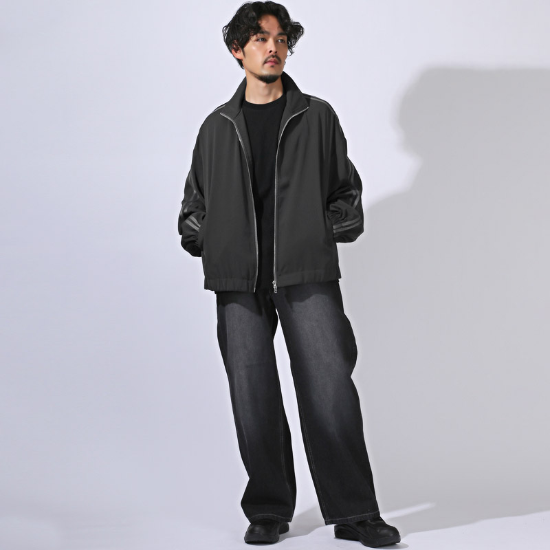 トラックジャケット アウター ジャケット メンズ レディース 長袖 薄手 オーバーサイズ 大きいサイズ コーチジャケット aa-3471 |  | 09