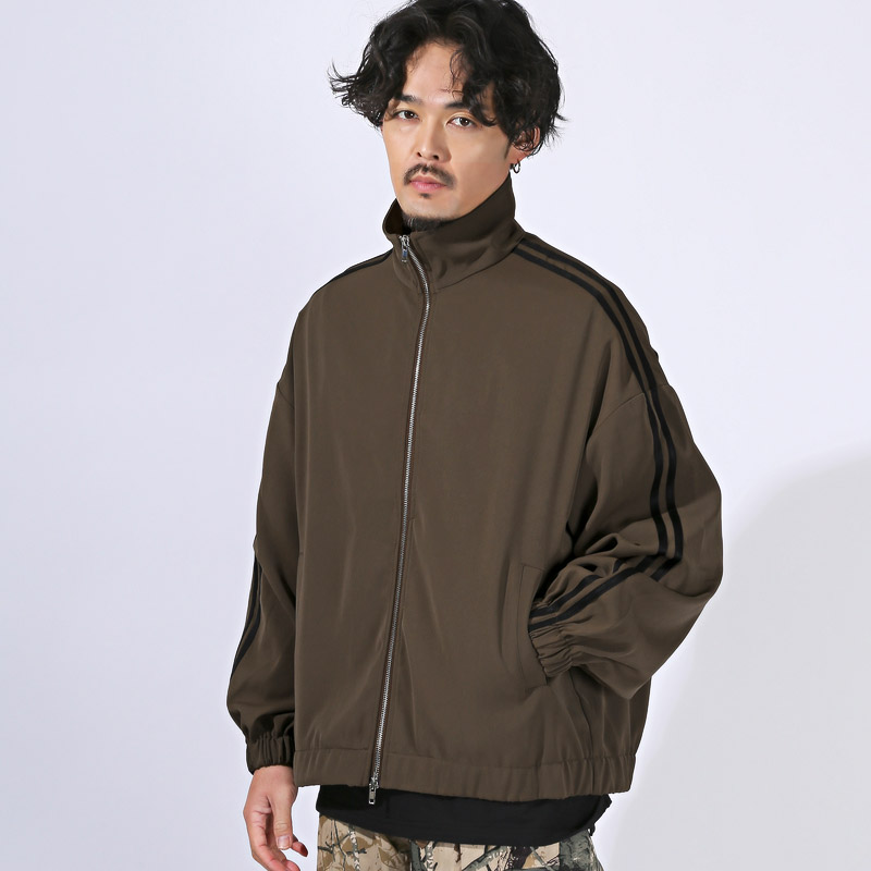 トラックジャケット アウター ジャケット メンズ レディース 長袖 薄手 オーバーサイズ 大きいサイズ コーチジャケット aa-3471 |  | 01