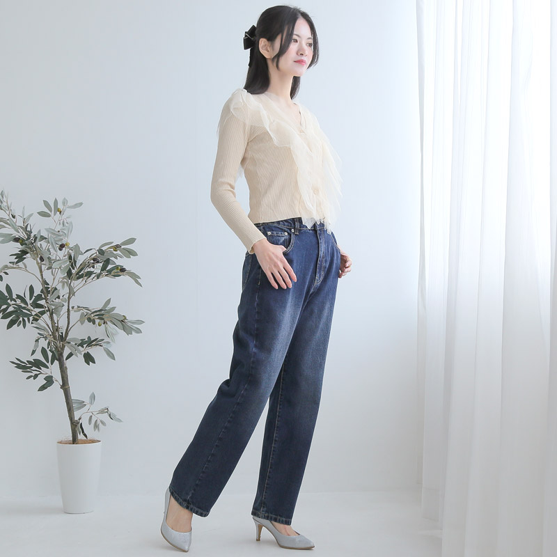 レディース ジーンズ ジーパン ワイドデニムパンツ デニムパンツ ハイウエスト きれいめ 黒 ブルー S M L XL aa-3474 |  | 10