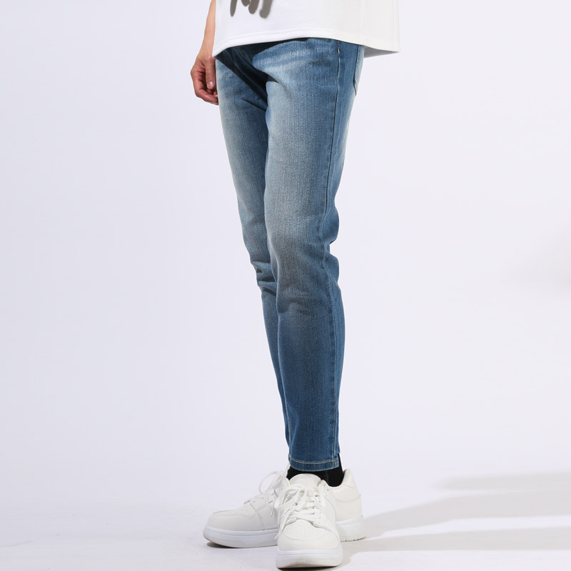 アンクルパンツ メンズ スキニー デニム デニムパンツ スキニーパンツ ジーンズ ジーパン 9分丈 細身 タイト aa-3496 |  | 02