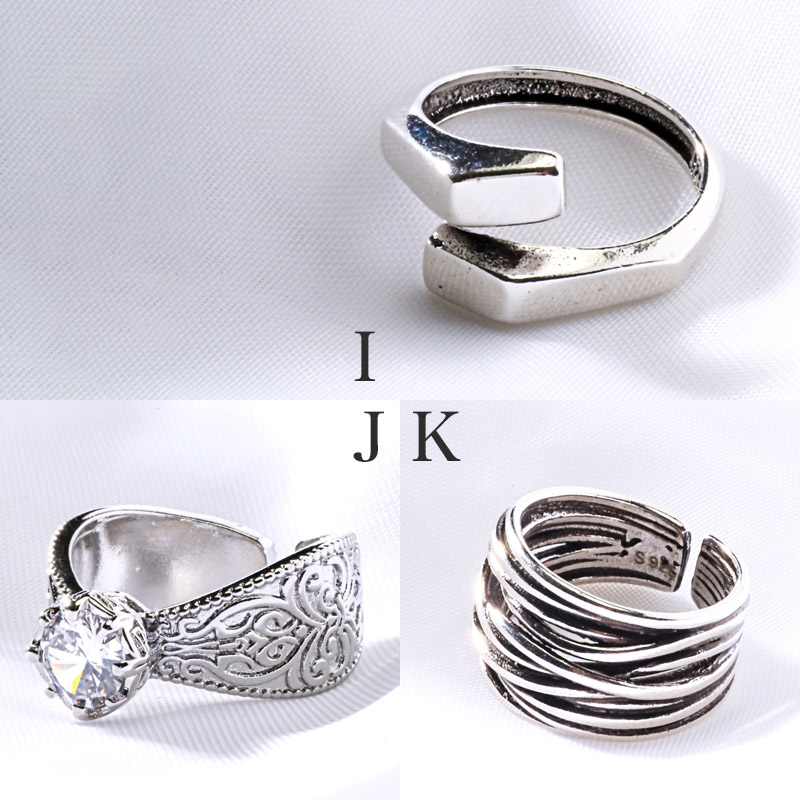 メール便対象・指輪・リング・レディース・メンズ・シルバーリング・S925・アクセサリー・アクセ・メンズアクセ・ジュエリー・銀色・シルバー・韓国・シンプル・上品・大人・キレイめ・カップル・ギフト・プレゼント・彼女・彼氏・記念日・太め・細め・フリーサイズ 7