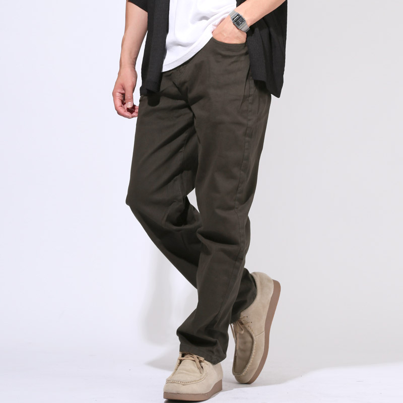 チノパン メンズ ワークパンツ テーパードパンツ ワイドパンツ ツイルパンツ 無地 ストレッチ 大きいサイズ 伸縮性 aa-3607 |  | 01