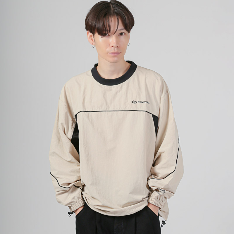 ロンT メンズ トップス ナイロン ナイロンシャツ プルオーバー ゲームシャツ ユニフォームシャツ ゲームジャージ aa-3733 |  | 03