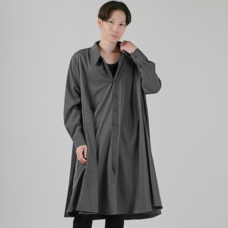 メンズ レディース ロングコート トレンチコート コート スプリングコート シャツコート　aa-3754 |  | 02