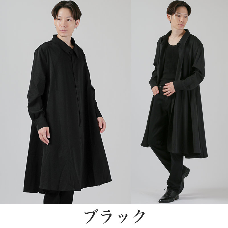 メンズ レディース ロングコート トレンチコート コート スプリングコート シャツコート　aa-3754 |  | 09