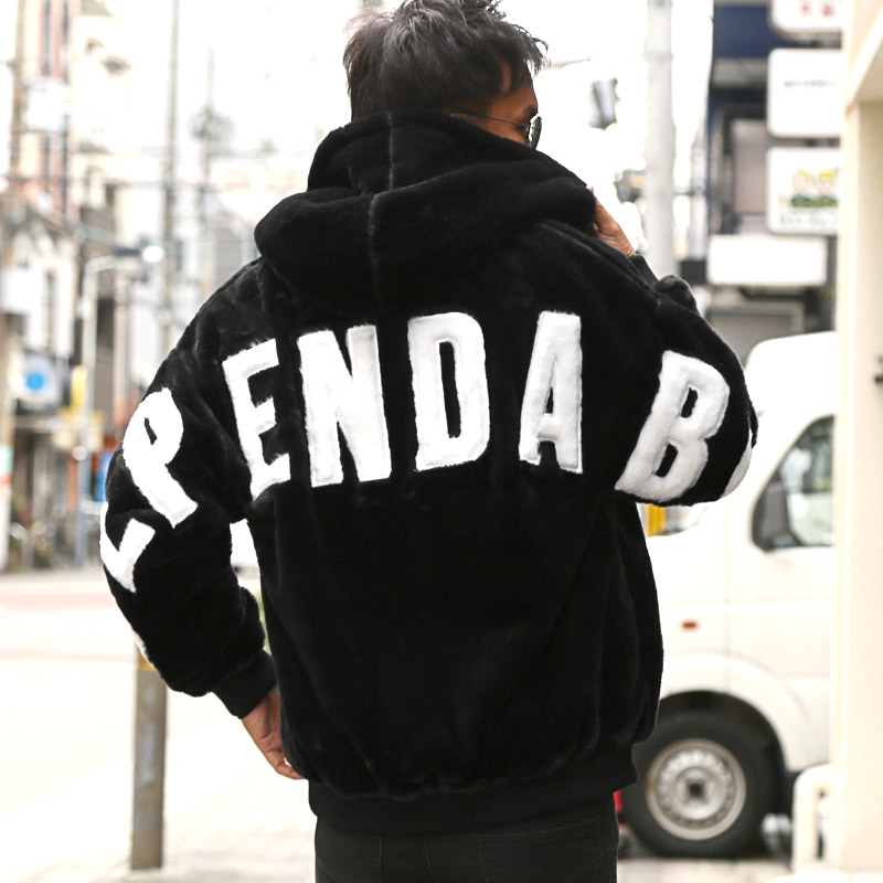 メンズ ファーコート ブルゾン フェイクファー ジャケット ファー 