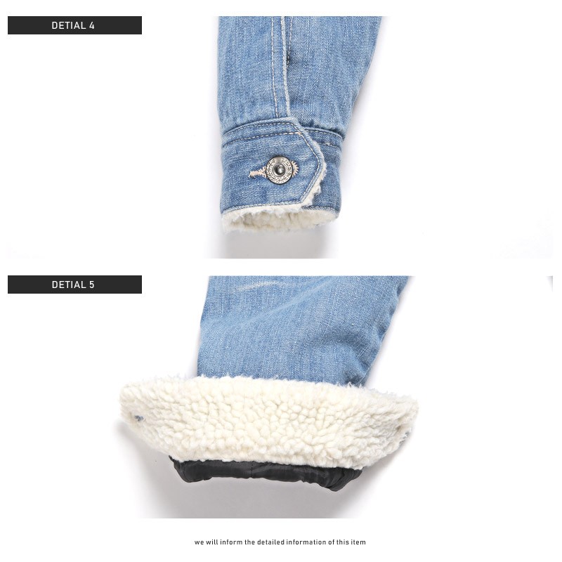 ボア デニムジャケット メンズ Gジャン ジージャン アウター BITTER ビター系 秋 冬 デニム ジャケット ブルゾン 裏ボア ヴィンテージ インディゴ ブリーチ 染め 加工 西海岸 服 7