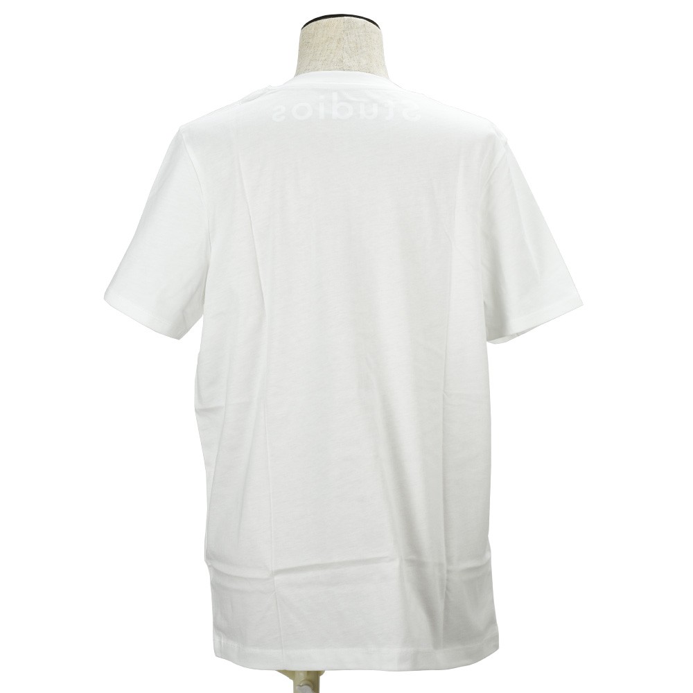 アクネストゥディオズ Tシャツ カットソー 半袖 2枚組 ホワイト ブラック レディース Acne Studios Acne Studios アクネストゥディオズ Tシャツ カットソー 半袖 2